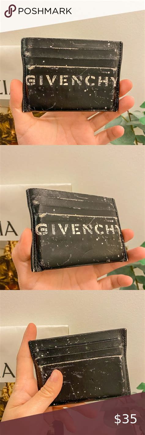 givenchy tapestry luggage|Givenchy card holder bag.